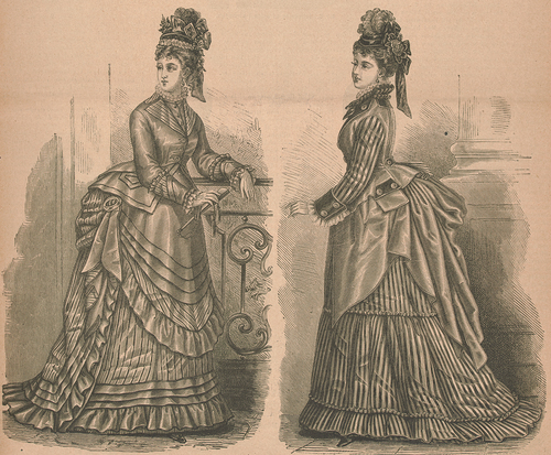 Figure 3. Bazaren, 1874, no. 7, figure 1–2. Reproduction: Anna Guldager, National Library of Sweden.