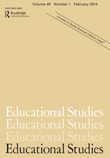 Cover image for Educational Studies, Volume 40, Issue 1, 2014