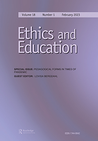 Cover image for Ethics and Education, Volume 18, Issue 1, 2023