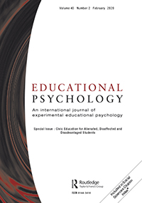 Cover image for Educational Psychology, Volume 40, Issue 2, 2020