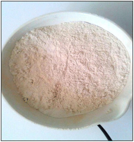 Figure 1. Sample bentonite of Maghnia.