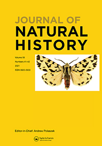 Cover image for Journal of Natural History, Volume 55, Issue 41-42, 2021