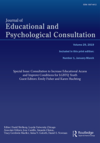 Cover image for Journal of Educational and Psychological Consultation, Volume 29, Issue 1, 2019