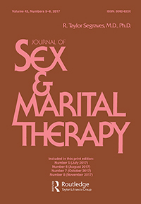 Cover image for Journal of Sex & Marital Therapy, Volume 43, Issue 8, 2017