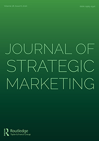 Cover image for Journal of Strategic Marketing, Volume 28, Issue 6, 2020