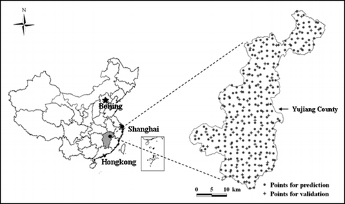 Figure 1  Location map of the study area and the soil sampling sites in southern China.