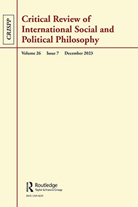 Cover image for Critical Review of International Social and Political Philosophy, Volume 26, Issue 7, 2023