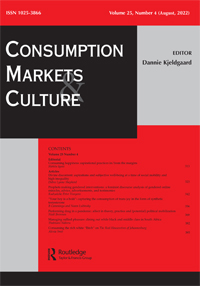 Cover image for Consumption Markets & Culture, Volume 25, Issue 4, 2022