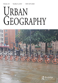 Cover image for Urban Geography, Volume 40, Issue 6, 2019