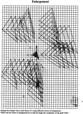 Figure 4. A learner's enlargements.