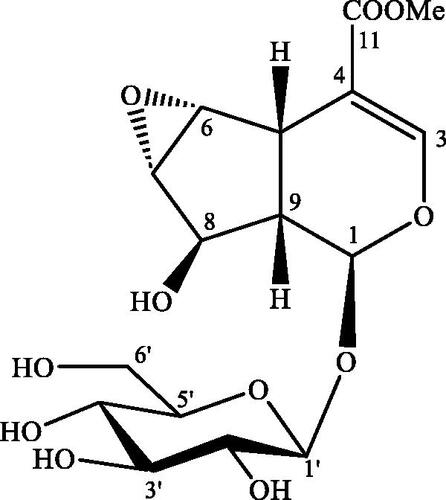 Figure 1. The chemical structure of compound 1.