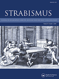 Cover image for Strabismus, Volume 27, Issue 2, 2019