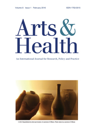 Cover image for Arts & Health, Volume 8, Issue 1, 2016