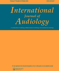 Cover image for International Journal of Audiology, Volume 57, Issue 10, 2018