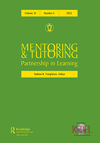 Cover image for Mentoring & Tutoring: Partnership in Learning, Volume 31, Issue 5, 2023