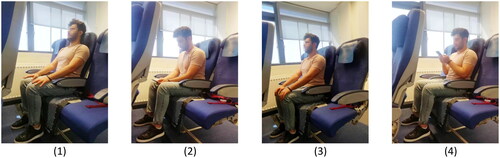 Figure 1. Four postures selected in this study.