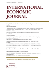 Cover image for International Economic Journal, Volume 37, Issue 2, 2023