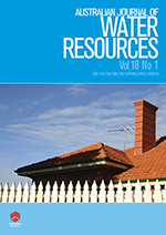 Cover image for Australasian Journal of Water Resources, Volume 18, Issue 1, 2014