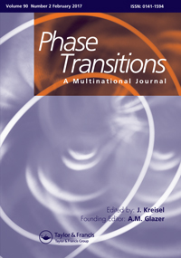 Cover image for Phase Transitions, Volume 90, Issue 2, 2017