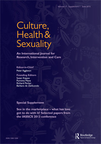 Cover image for Culture, Health & Sexuality, Volume 17, Issue sup1, 2015