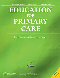 Cover image for Education for Primary Care, Volume 34, Issue 1, 2023