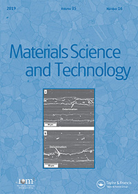 Cover image for Materials Science and Technology, Volume 35, Issue 16, 2019