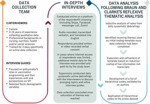 Figure 1. Description of study recruitment, data collection and analysis.