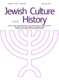 Cover image for Jewish Culture and History, Volume 19, Issue 1, 2018