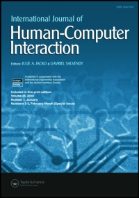 Cover image for International Journal of Human–Computer Interaction, Volume 33, Issue 1, 2017