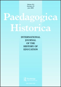 Cover image for Paedagogica Historica, Volume 36, Issue 1, 2000