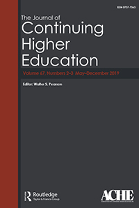 Cover image for The Journal of Continuing Higher Education, Volume 67, Issue 2-3, 2019