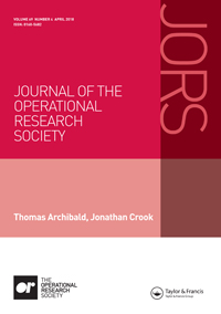 Cover image for Journal of the Operational Research Society, Volume 69, Issue 4, 2018