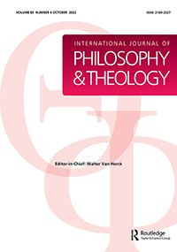 Cover image for International Journal of Philosophy and Theology, Volume 83, Issue 4, 2022