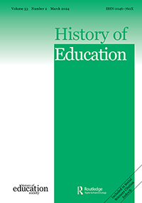 Cover image for History of Education, Volume 53, Issue 2, 2024