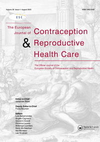 Cover image for The European Journal of Contraception & Reproductive Health Care, Volume 28, Issue 4, 2023