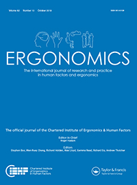Cover image for Ergonomics, Volume 62, Issue 10, 2019