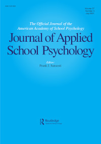 Cover image for Journal of Applied School Psychology, Volume 37, Issue 3, 2021