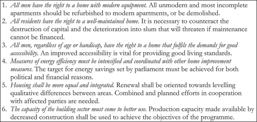 Figure 1. The six articles of R.O.T.Source: Ds Bo 1983:2, 2.