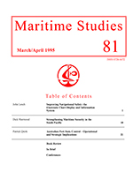 Cover image for Australian Journal of Maritime & Ocean Affairs, Volume 1995, Issue 81, 1995