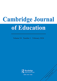 Cover image for Cambridge Journal of Education, Volume 54, Issue 1, 2024
