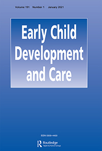 Cover image for Early Child Development and Care, Volume 191, Issue 1, 2021