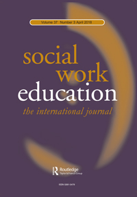 Cover image for Social Work Education, Volume 37, Issue 3, 2018