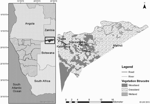 Figure 1. Sikunga Conservancy in the Zambezi Region, Namibia.