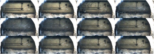 Figure 9. Null/incipient cavitation.