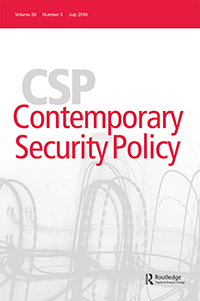 Cover image for Contemporary Security Policy, Volume 39, Issue 3, 2018