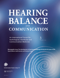 Cover image for Hearing, Balance and Communication, Volume 20, Issue 3, 2022