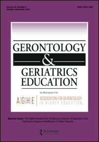 Cover image for Gerontology & Geriatrics Education, Volume 38, Issue 1, 2017