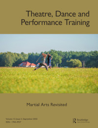 Cover image for Theatre, Dance and Performance Training, Volume 13, Issue 3, 2022