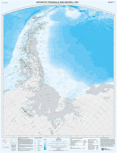 Figure 7. Antarctic Peninsula and Weddell Sea