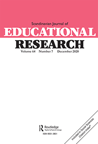Cover image for Scandinavian Journal of Educational Research, Volume 64, Issue 7, 2020